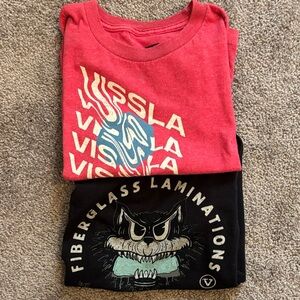2 VISSLA Kids Graphic Tees